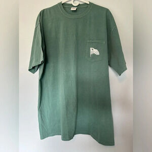 New men’s tee - XL The Southern Gentleman green with white elephant 100% cotton